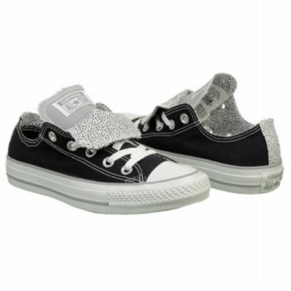 Converse double tongue Polka Dots Size7